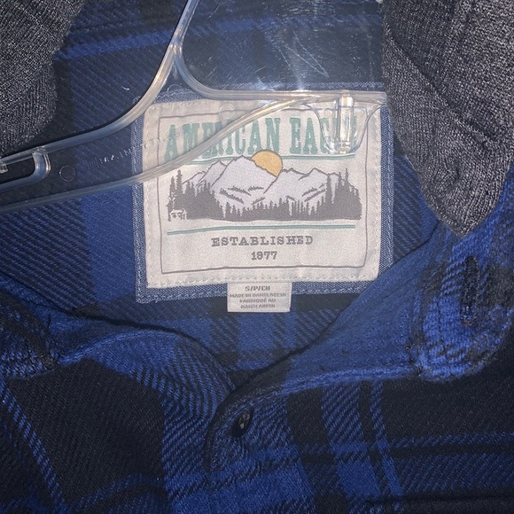 AE flannel hoodie - Picture 2 of 3